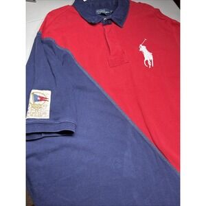 90s/2000's Polo Ralph Lauren 'Yacht Club 1st Class' Streetwear Polo Size 3XB